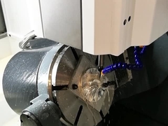 高精度金属 5 軸 CNC加工 ステンレス 鋼 金属 アルミ エンジン ハウジング