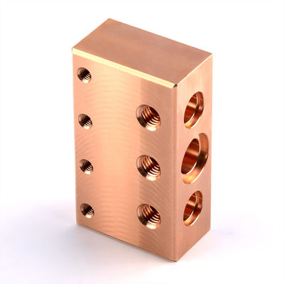 機械加工 ブラス 液圧バルブブロック CNC フレッシング ステンレス鋼 液圧ブロック